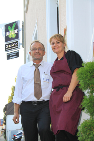 Gastwirte Michael und Christina Christodoulou