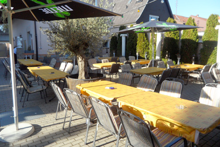 Der mediterante Biergarten